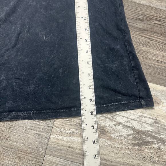 Harley Davidson Wounded Warrior Project Acid Wash Black Womens L Biker Tee USA - Picture 8 of 9